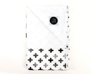 Hugo's Hazy Cross Baby Blanket